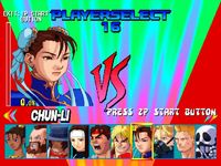 une photo d'Ã©cran de Street Fighter EX plus Alpha sur Sony Playstation